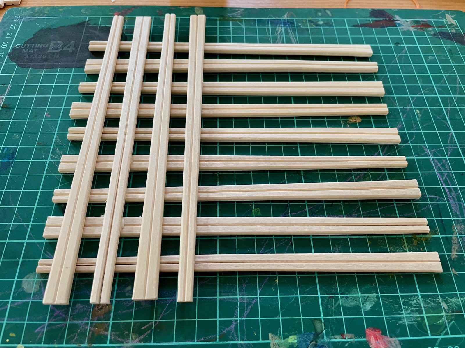 Making House with Chopsticks papame 14