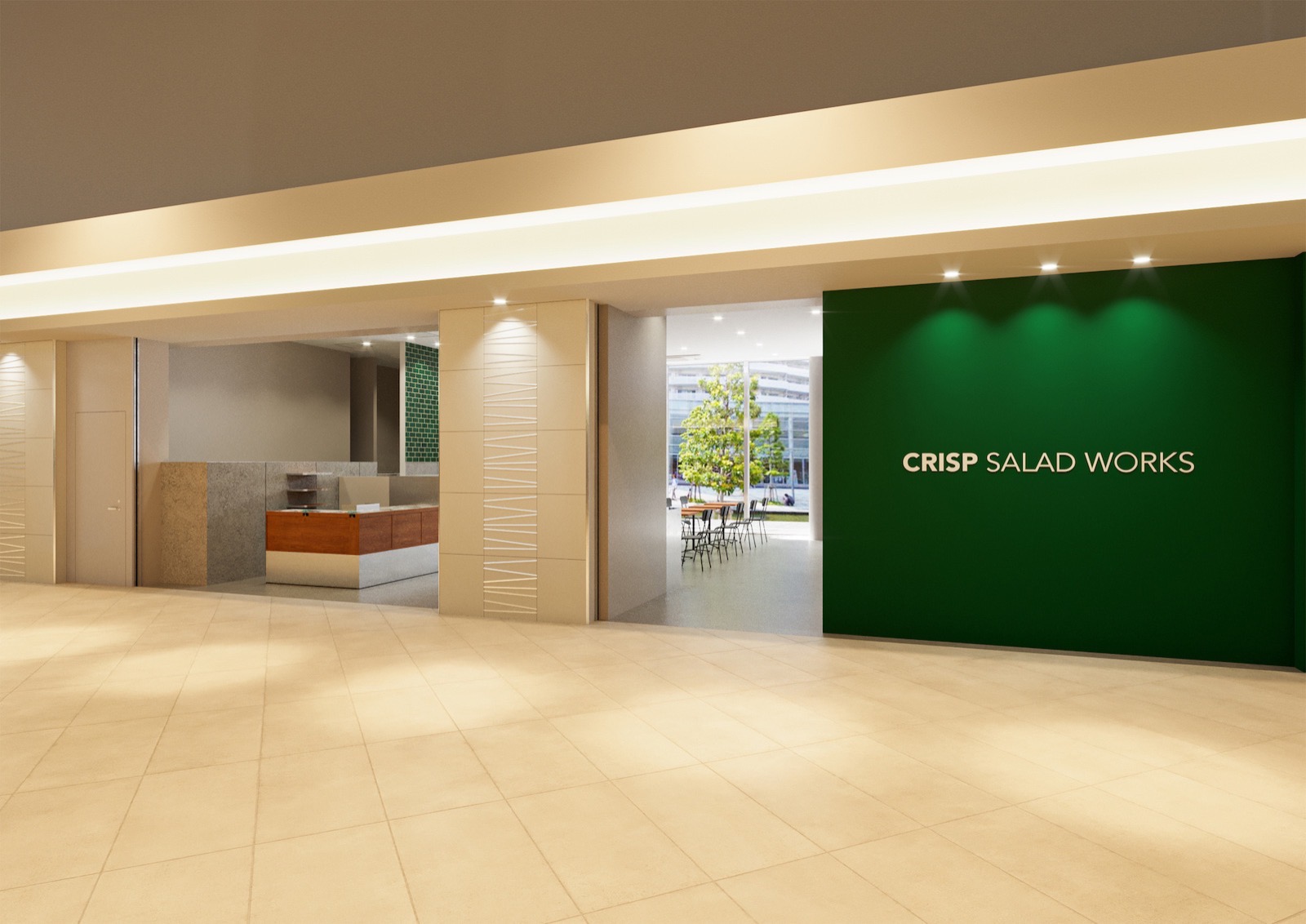 Crisp salad works minatomirai march9th 2