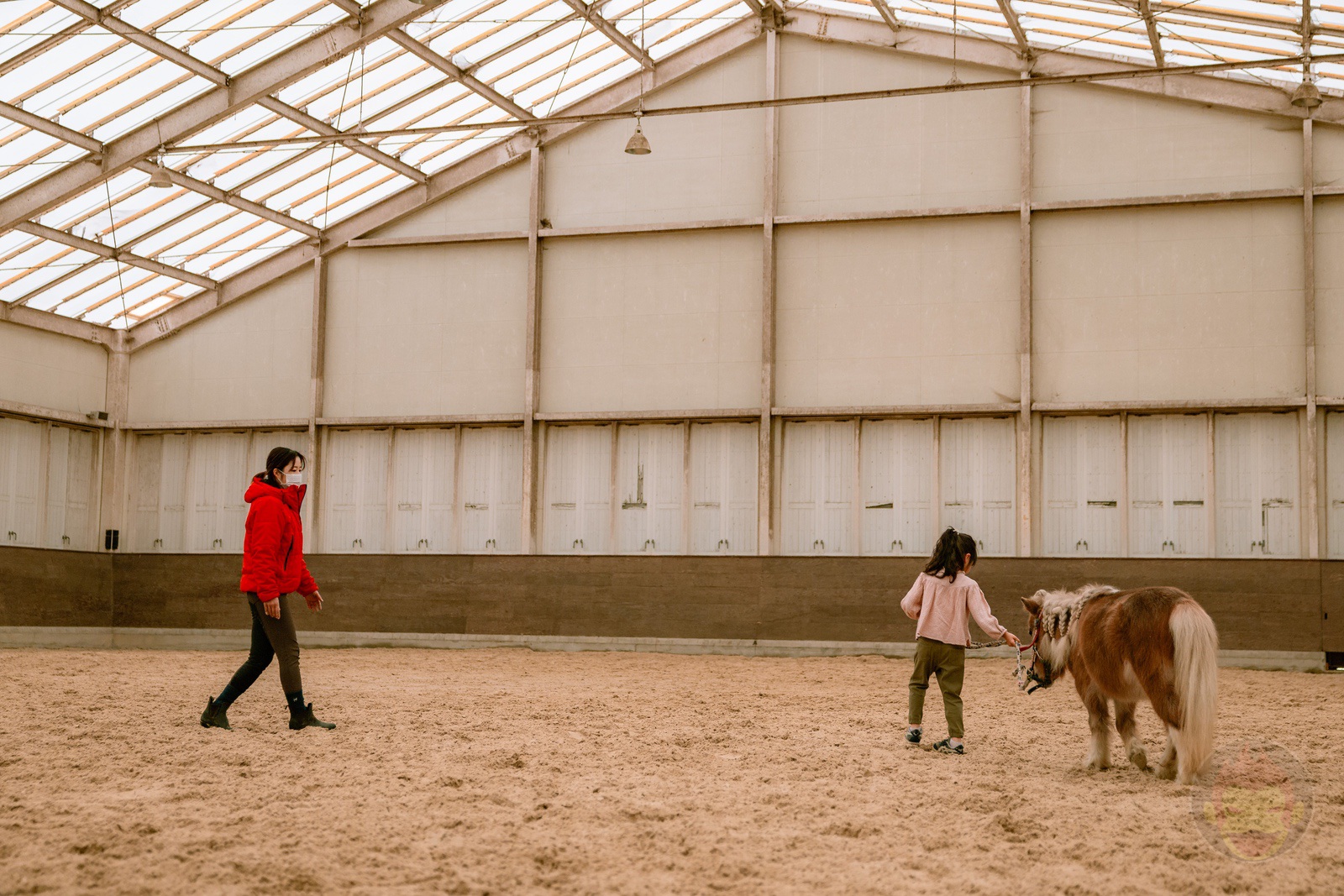 NASU FARM Village Horses and my kids 05