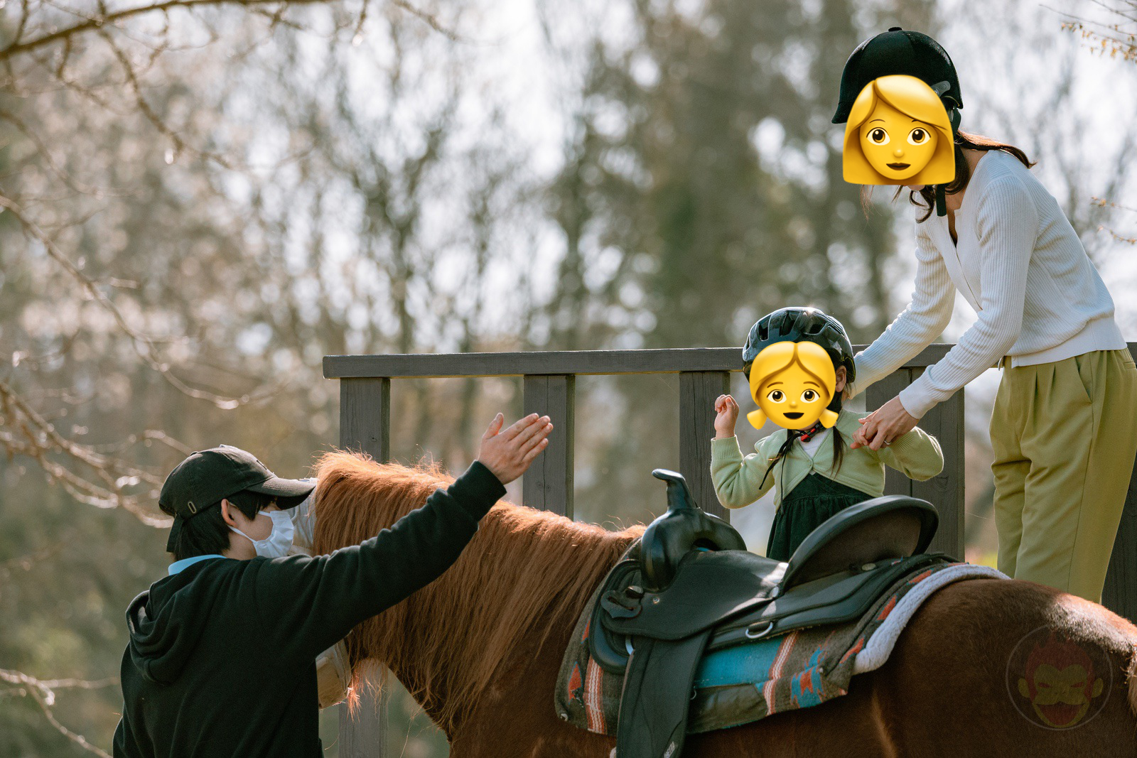 NASU FARM Village Horses and my kids 26